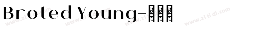 Broted Young字体转换